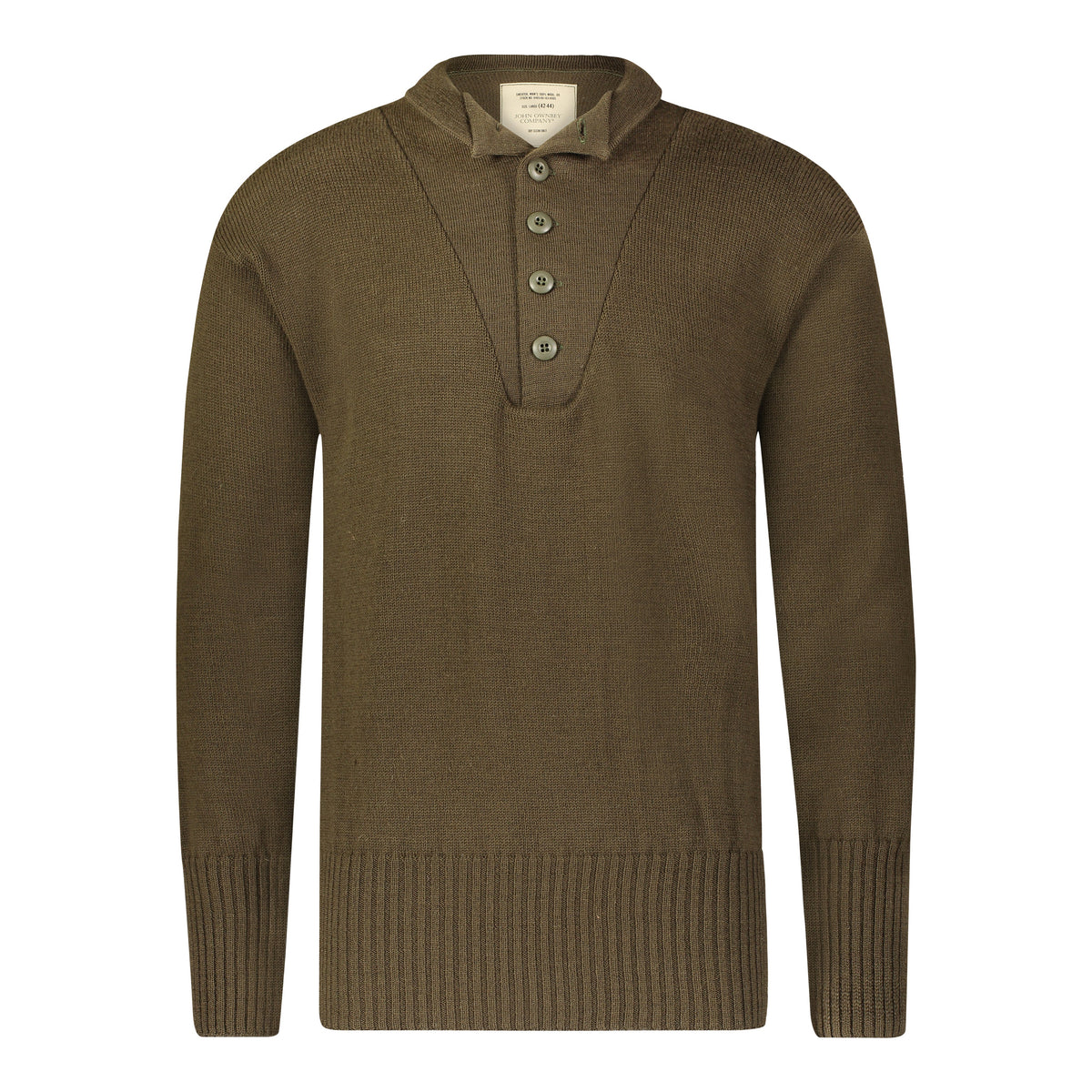 McGuire Army Navy Knitted Wool Army “Jeep” Sweater