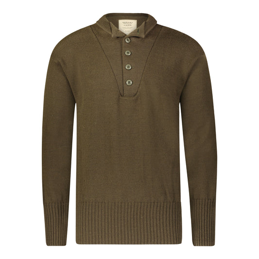 McGuire Army Navy Knitted Wool Army “Jeep” Sweater