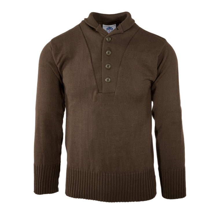 McGuire Army Navy GI Wool 5 Button Sweater