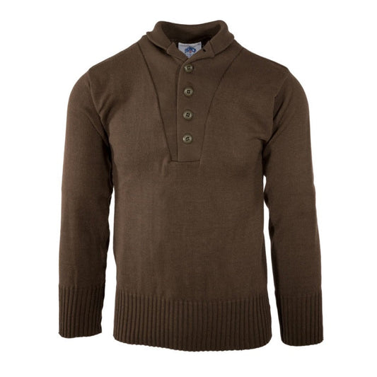 McGuire Army Navy GI Wool 5 Button Sweater