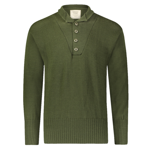 McGuire Army Navy Knitted Wool Army “Jeep” Sweater