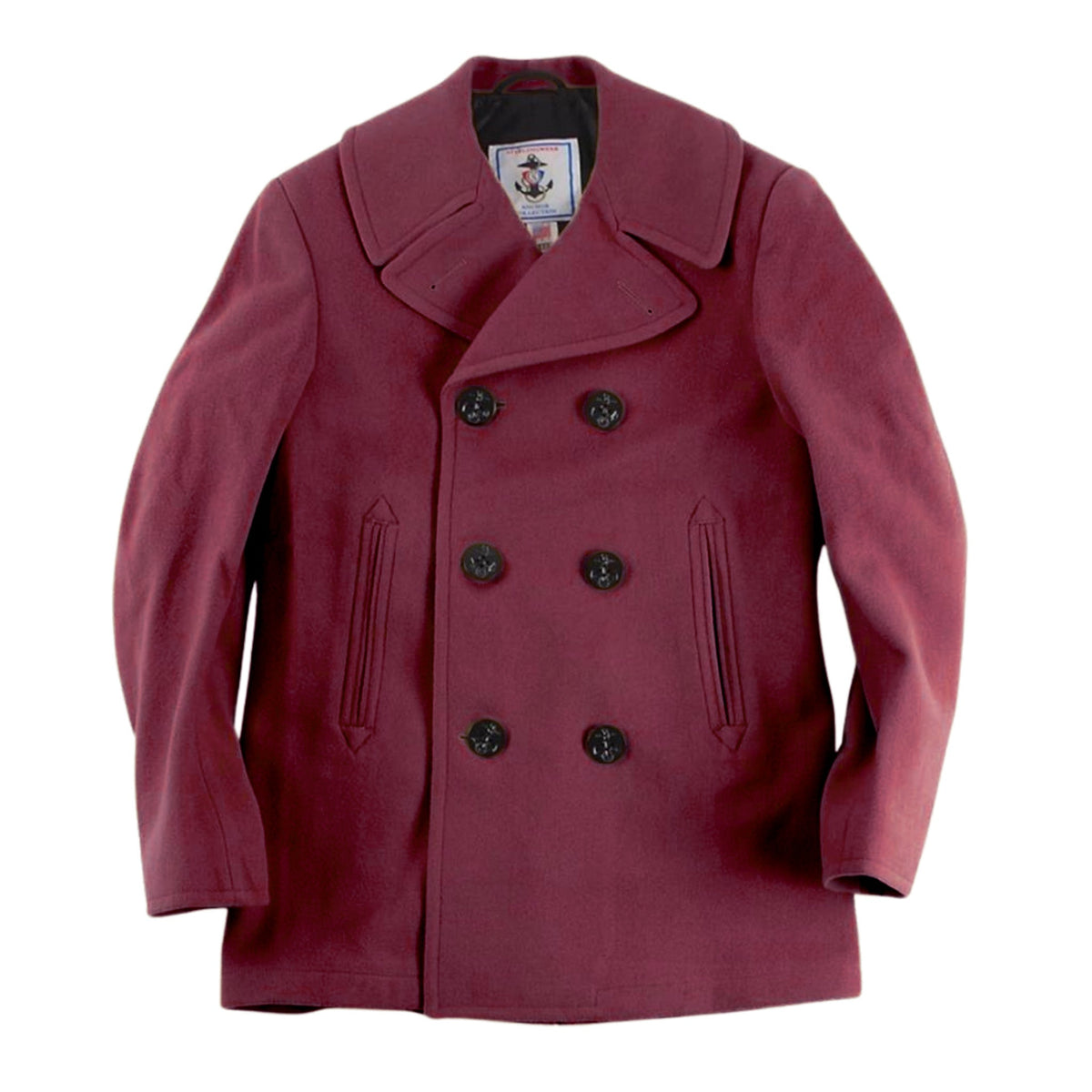McGuire Army Navy Men's Authentic Wool Blend Peacoat