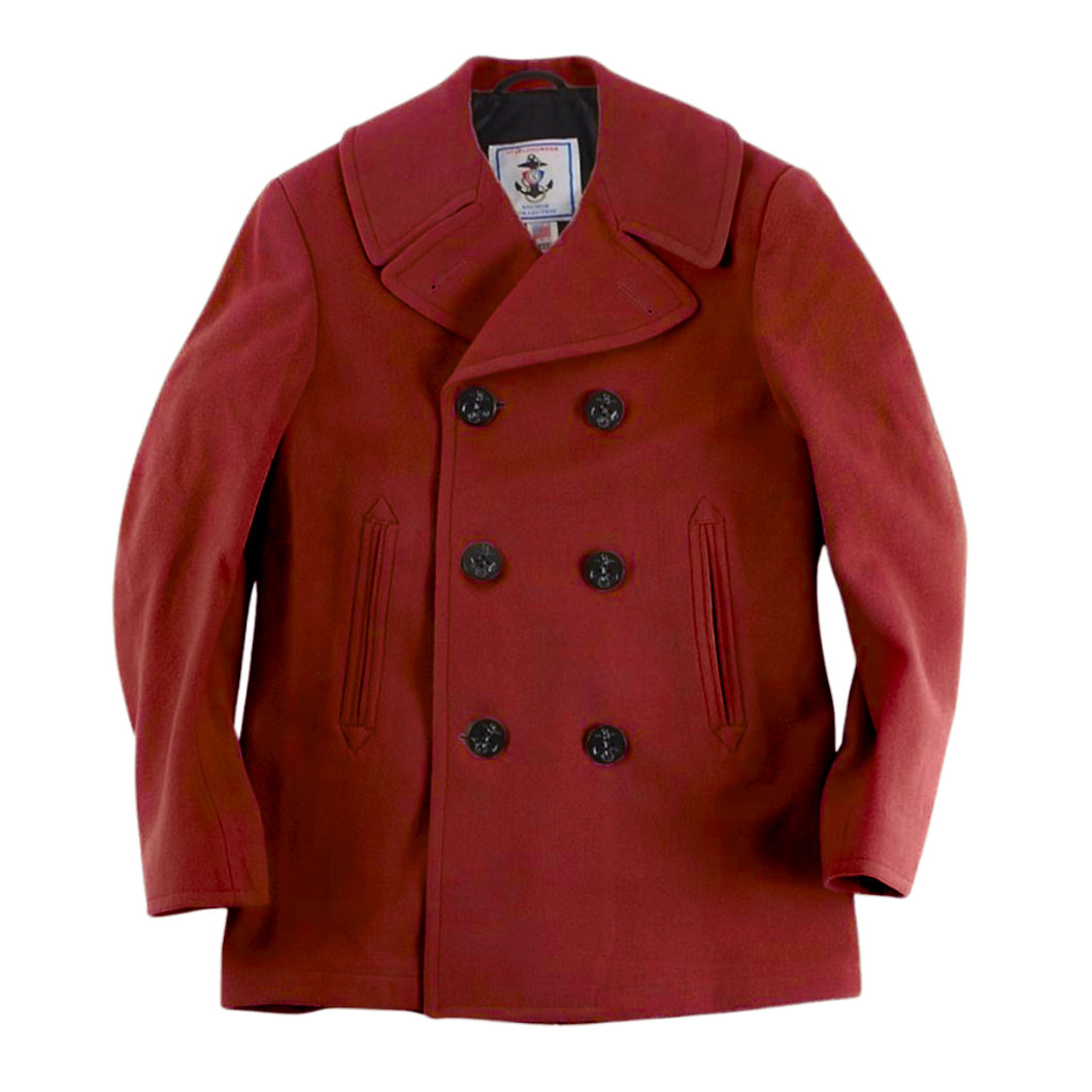 McGuire Army Navy Men's Authentic Wool Blend Peacoat