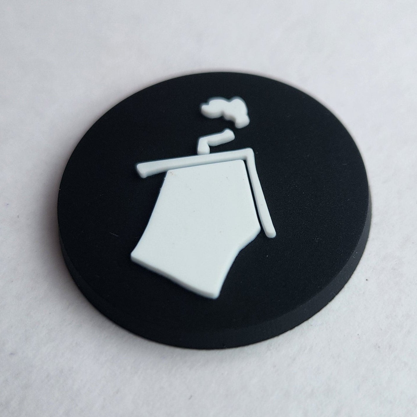 house logo on PVC patch